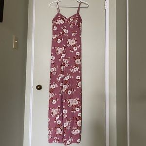 Xhilaration Floral Jumpsuit
